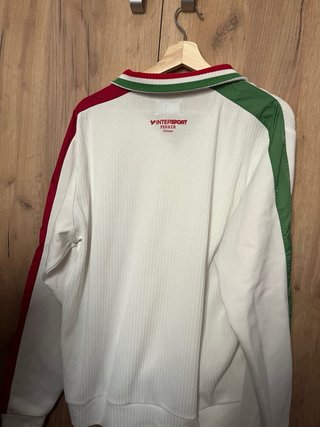 Sudadera Sergio Tacchini Blanca y Roja