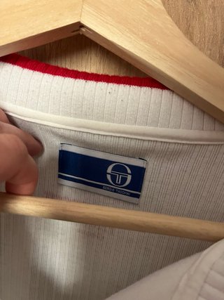 Sudadera Sergio Tacchini Blanca y Roja