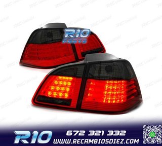 PILOTOS LED BMW E61 04-07 TOURING ROJO AHUMADO LED