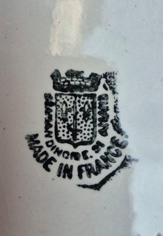 Vajilla Loza Francesa Años 40