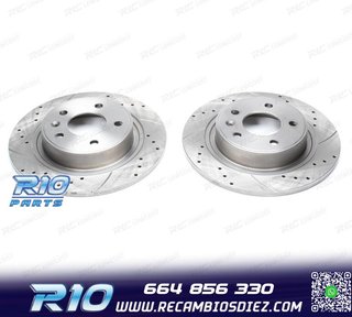 DISCOS DE FRENO PARA SUZUKI PERFORADOS RANURADOS