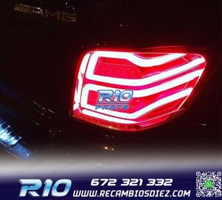 PILOTOS LED PARA MERCEDES W164 09-11 ROJO BLANCO