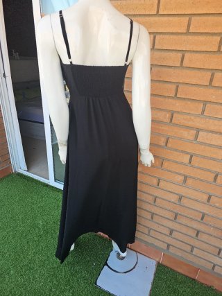 Vestido de fiesta negro largo