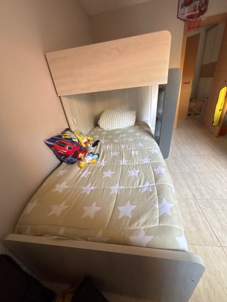 Cama tren con armario