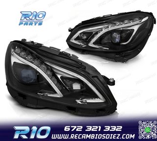 FAROS MERCEDES W212 13-16 TRU DRL NEGROS