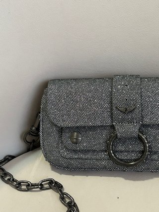 Bolso Zadig & Voltaire Kate Moss Plateado