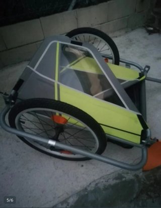 Carro remolque para bicicleta