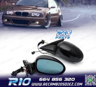 ESPEJOS RETROVISORES BMW E46 COUPE CABRIO ABATIBLES CALEFACT