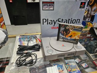Lote PlayStation 1 con caja y mando y juego
