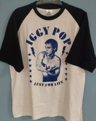 CAMISETA IGGY POP - LUST FOR LIFE - NUEVA -