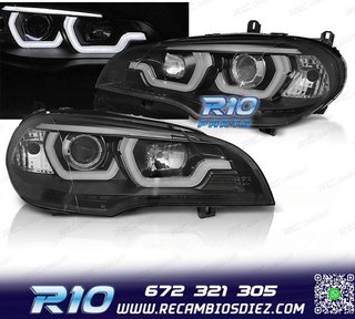 FAROS BMW X5 E70 07-13 TUBE LIGHT DRL BLACK