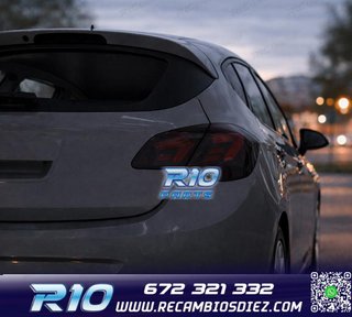PILOTOS PARA OPEL ASTRA J 09-15 FULL LED NEGRO AHUMADO