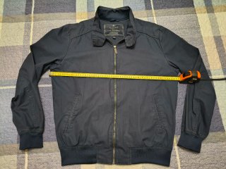 Chaqueta Harrington Bomber Ligera Azul Marino