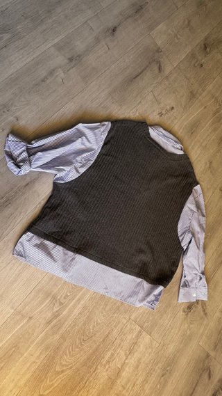 Jersey y camisa Stradivarius