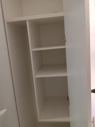Armario Escobero Blanco Gran Capacidad