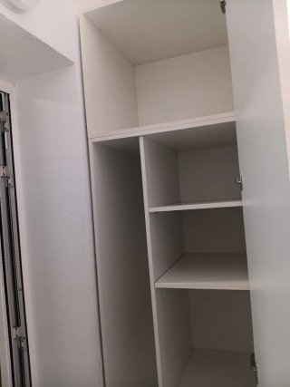 Armario Escobero Blanco Gran Capacidad