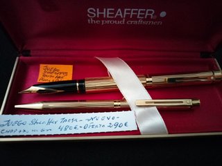 Sheaffer Targa Juego Pluma y Bolígrafo Oro