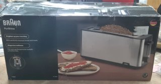 Tostadora Braun Acero Inoxidable