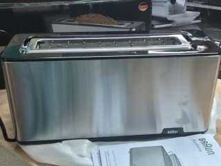 Tostadora Braun Acero Inoxidable