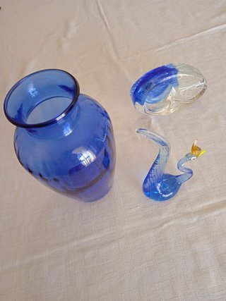 Set 3 pezzi vetro Murano vintage