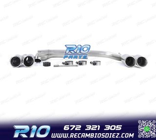 KIT ESCAPE CON COLAS BMW F10 F11 F12 F13 LOOK M PERFORMANCE