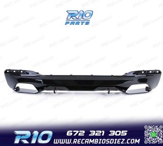 DIFUSOR BMW G30 G31 LOOK M PERFORMANCE NEGRO BRILLO