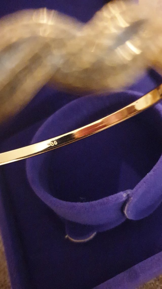 Pulsera chapada en oro 18k con circonitas