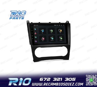 RADIO GPS ANDROID 13 PARA MERCEDES CLASE C W203 CLK W209 G W
