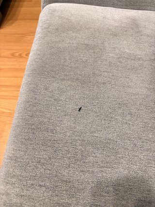 Sofás 3x2 tela gris antracita lavable, abatibles