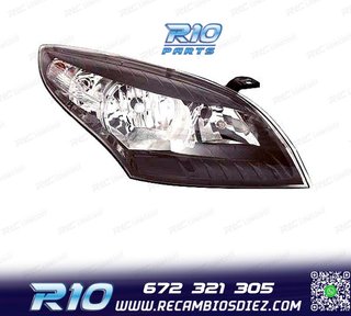 FARO DCH PARA RENAULT MEGANE III 08-11 FONDO NEGRO