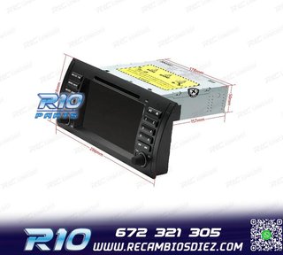 RADIO GPS ANDROID 12 QUAD CORE BMW X5 E53 99-06