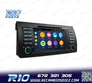 RADIO GPS ANDROID 12 QUAD CORE BMW X5 E53 99-06