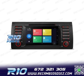 RADIO GPS ANDROID 12 QUAD CORE BMW X5 E53 99-06