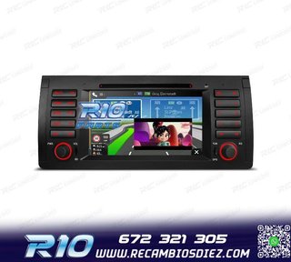 RADIO GPS ANDROID 12 QUAD CORE BMW X5 E53 99-06