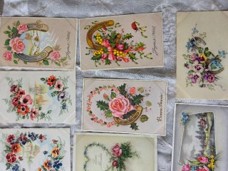 Postales Antiguas Flores