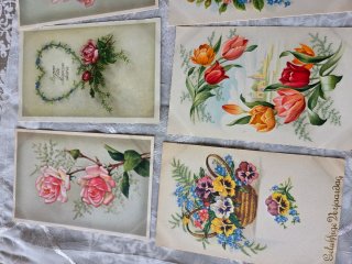 Postales Antiguas Flores