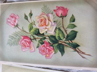 Postales Antiguas Flores