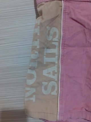 North Sails pantaloncino rosa uomo in velluto
