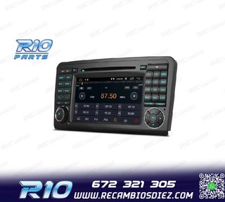 RADIO GPS ANDROID 12 MERCEDES ML W164 GL X164 05-12