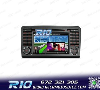 RADIO GPS ANDROID 12 MERCEDES ML W164 GL X164 05-12