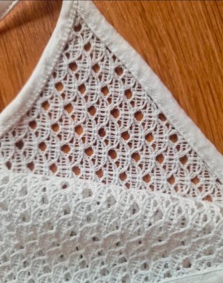 Vestido Mango Branco Malha