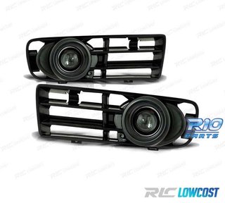 FAROS ANTINIEBLA VOLKSWAGEN VW GOLF 4 NEGRO + REJILLA