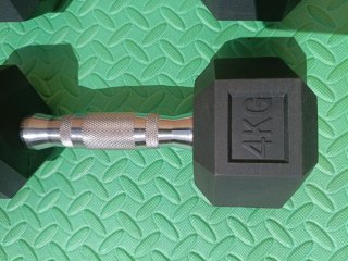 Mancuernas CrossFit  4 kilos, nuevas!