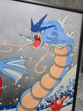 2 Poster A3 Pokémon Gyarados Kanagawa Wave