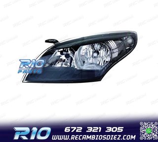 FARO IZQ PARA RENAULT MEGANE III 12-14 FONDO NEGRO