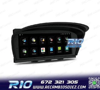 RADIO GPS ANDROID 14 BMW SERIE 3 E90 E91 E92 E93 SERIE 5 E60