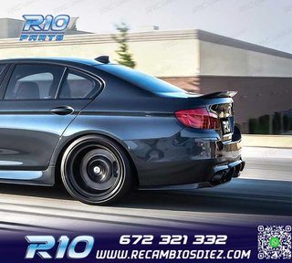 ALERON SPOILER BMW F10 10- LOOK PSM CARBONO