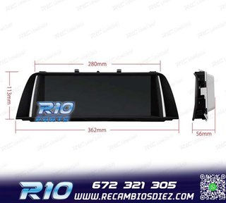 RADIO GPS ANDROID 12 BMW F10 F11 10-13 CIC
