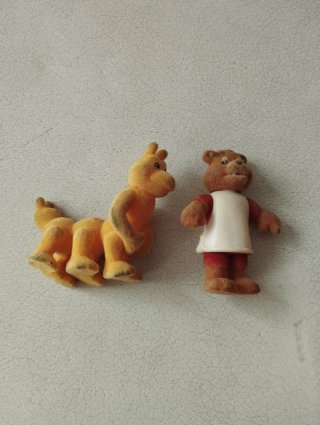 Figuras Teddy Ruxpin Flocadas 1986
