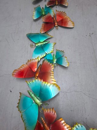 Panel decorativo 11 Mariposas Decorativas de Metal
